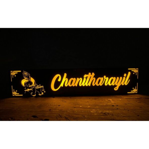 Krishan Ji LED Name Plate Acrylic Waterproof Online