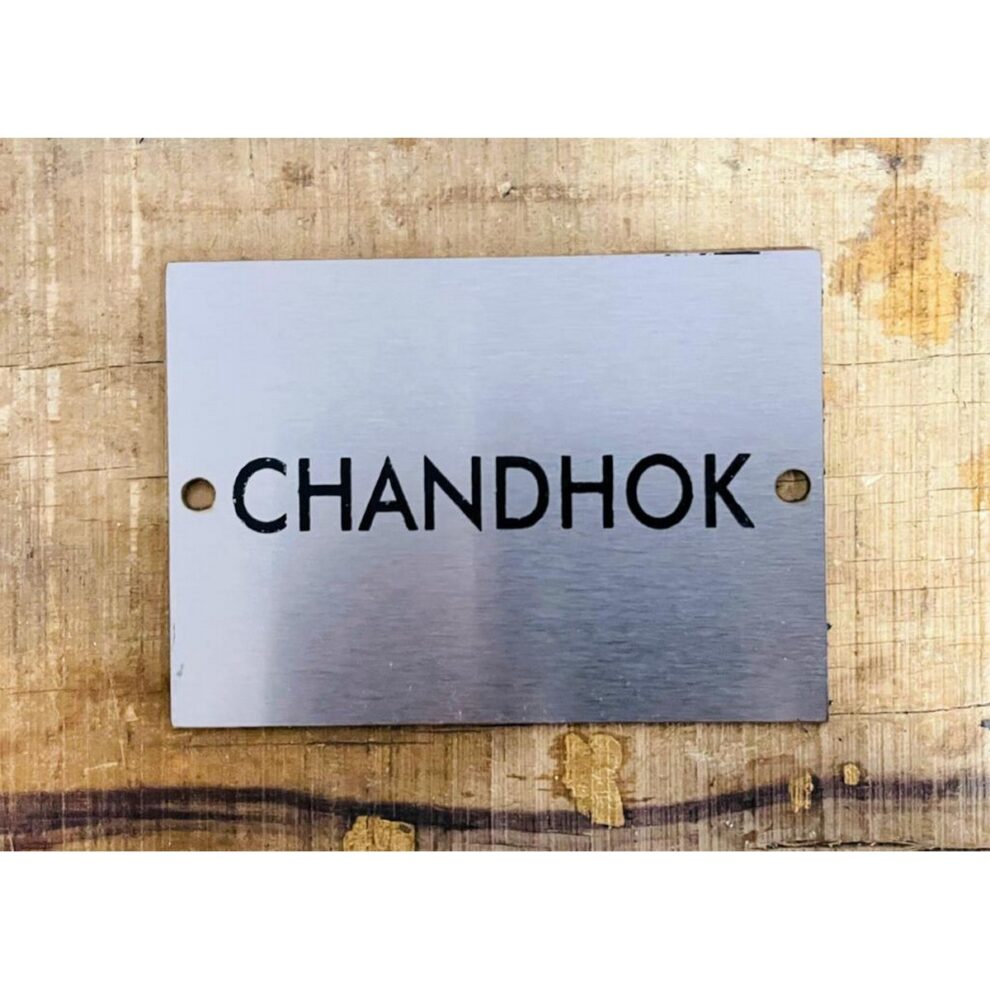 Metal Engraved Name Plate Customized Weatherproof