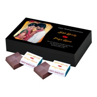 Birthday Chocolate Gift With Printed Message 6 Pcs 1 Anniversary 6A 1