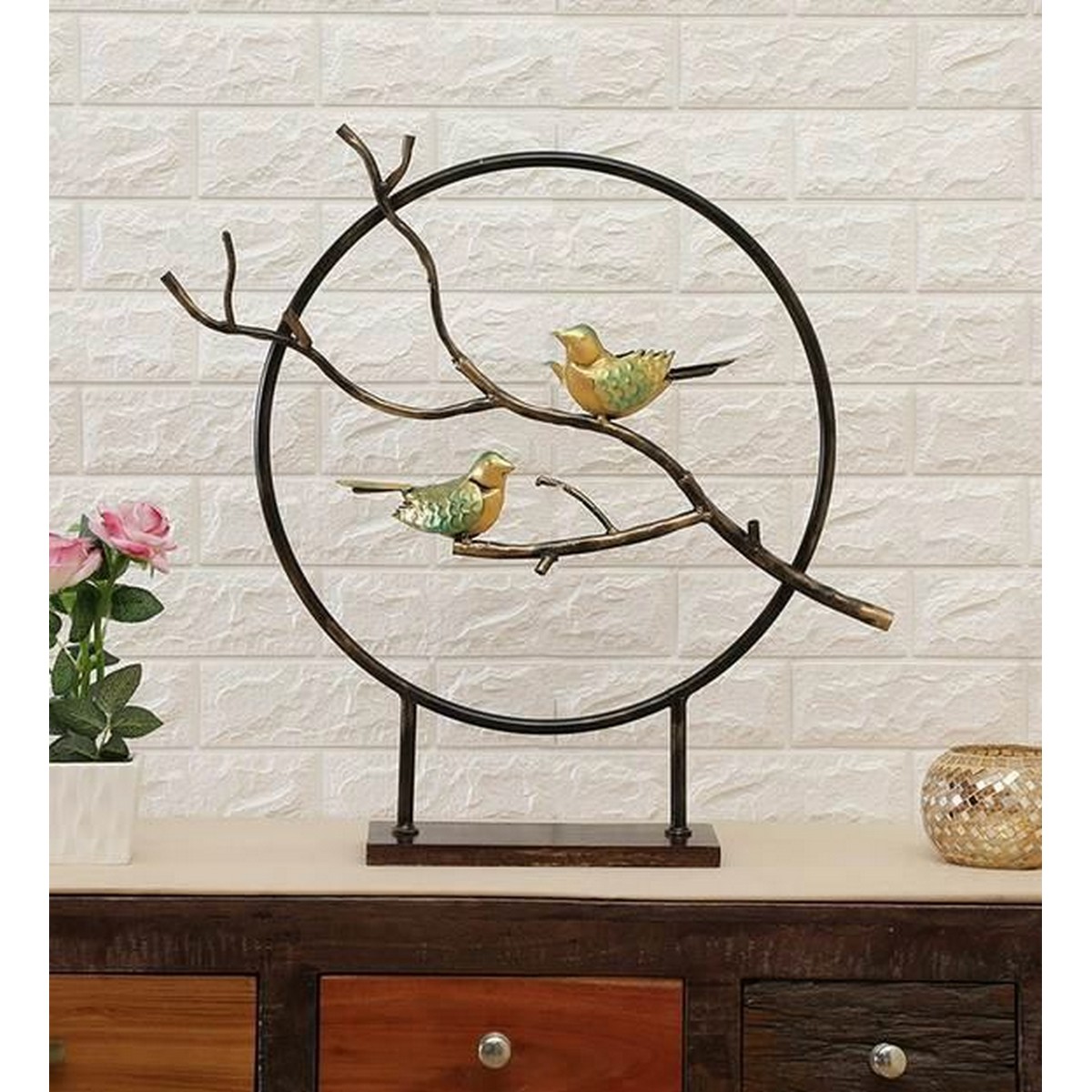 Iron Made Decorative of Birds in a Circular Pattern  