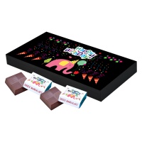 Chocolate Anniversary Gift with Photo Name and Message 6 pcs 3 Birthday Gift 18A
