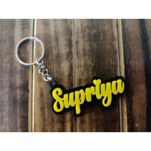 3D Embossed Customised Acrylic Keychain