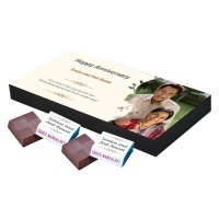 Customised Chocolate Box with Photo and Message 12pcs Personalized Customized Chocolate Box with Photo
