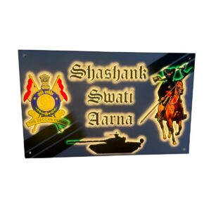 Acrylic Army Theme LED House Name Plate 4.png 3