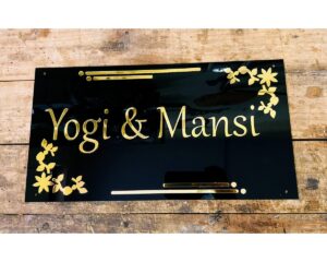 Acrylic Designer Name Plate 1