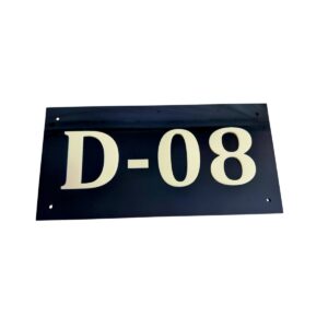 Acrylic Door Number Name Plate