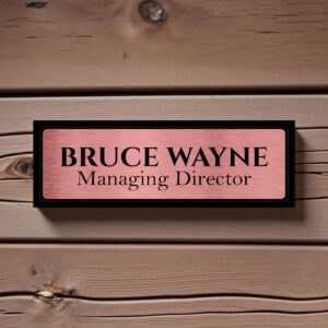 Acrylic Engraved Nameplate
