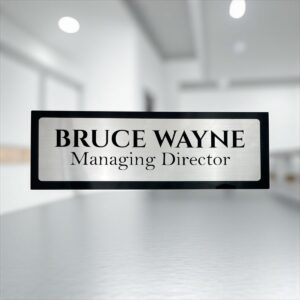 Acrylic Engraving Nameplate