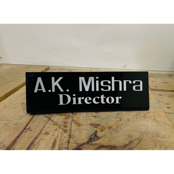 Acrylic Laser Engraved Table Name Plate 4