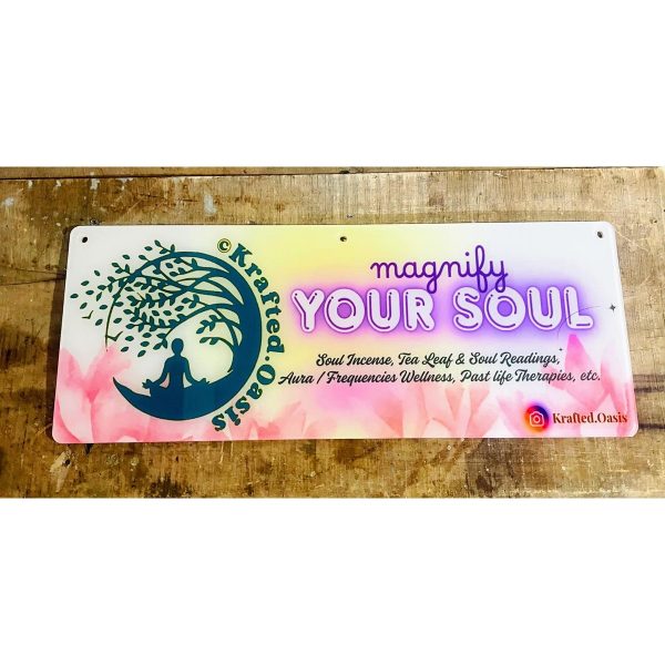 Acrylic Multicolor Printed Wall Name Plate