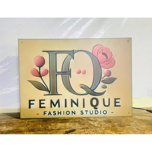 Acrylic Multicolor UV Printed Customised Wall Name Plate (3)