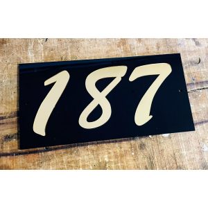 Acrylic Room Number Plate
