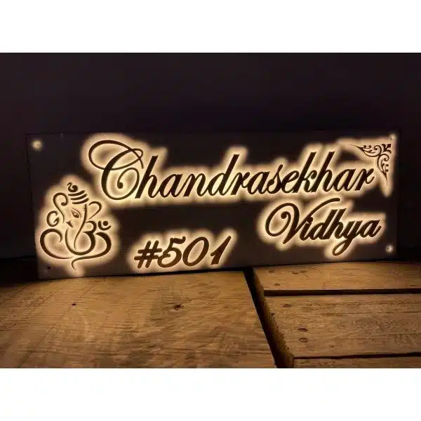 Affordable LED Name Plate