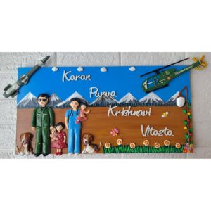 Airforce and Doctor Themed Nameplate