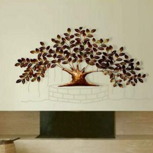 Antique Handmade Iron Nano Tree Wall Art 001