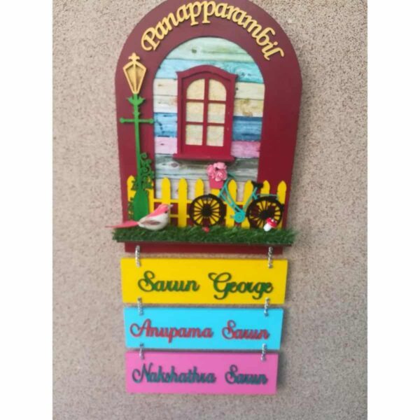 Arch Nameplate For Your Beautiful Home 1