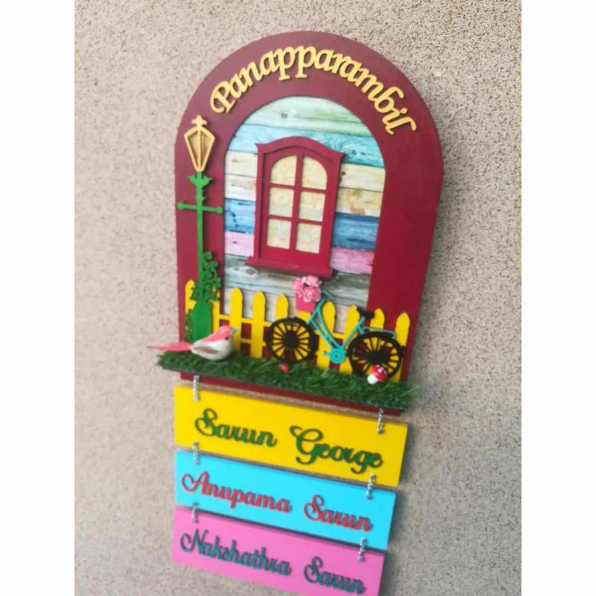Arch Nameplate For Your Beautiful Home  