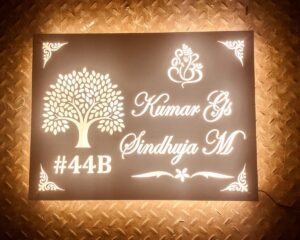 Beautiful And Affordable Stainless Steel 304 Grade Villa Waterproof Name Plate