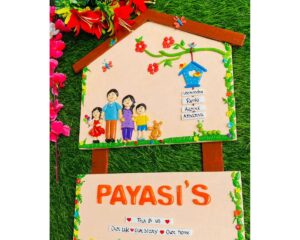 Beautiful Customized Family Nameplate For Your Home