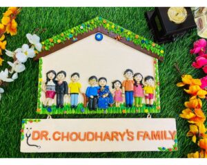 Beautiful Handmade Customized Family Nameplate For Your Home 1