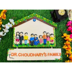 Beautiful Handmade Customized Family Nameplate For Your Home 1