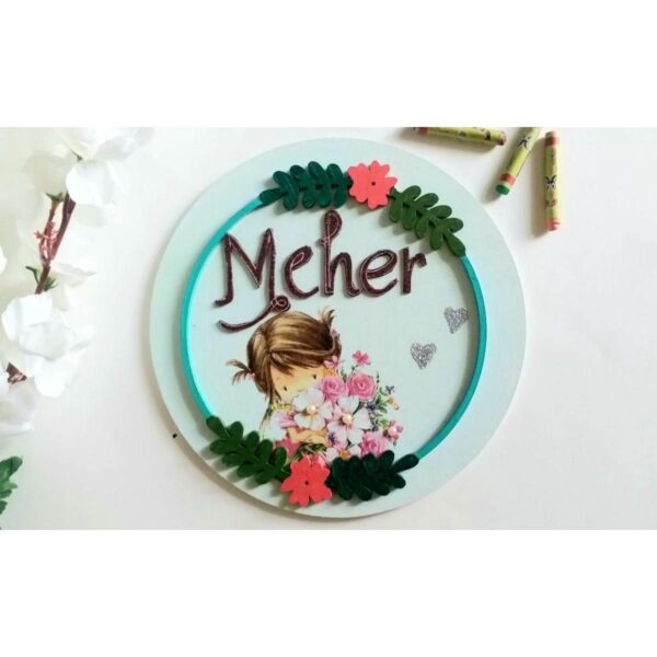 Beautiful Nameplate for Kids Room