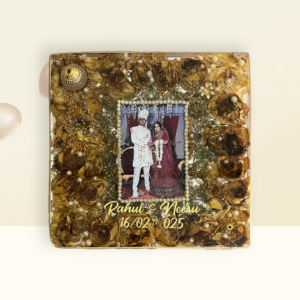 Beautiful Varmala Preservation with kalira in Resin Art 6