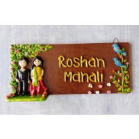 Customize Couple Nameplate For House Beautiful designer couple nameplate for home