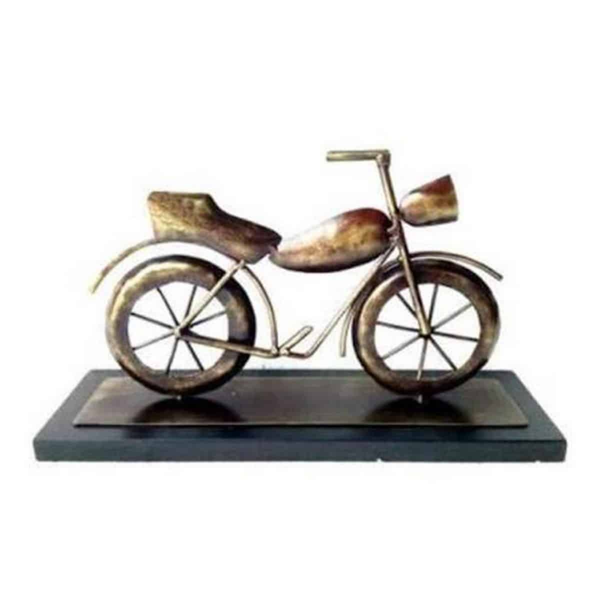 Table Top Decor Item of Small Vintage Bike  