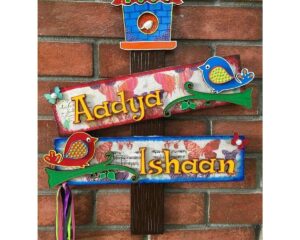 Bird House Kids Name Plate 1