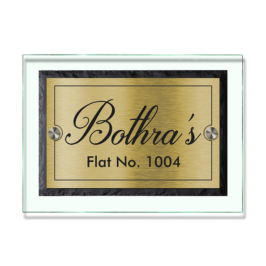Bothra Black Stone With Brass Fv Hitchki