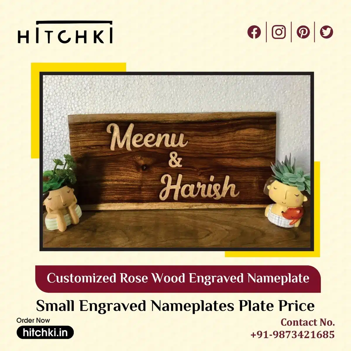 Buy Latest Small Engraved Name Plate For Your Home