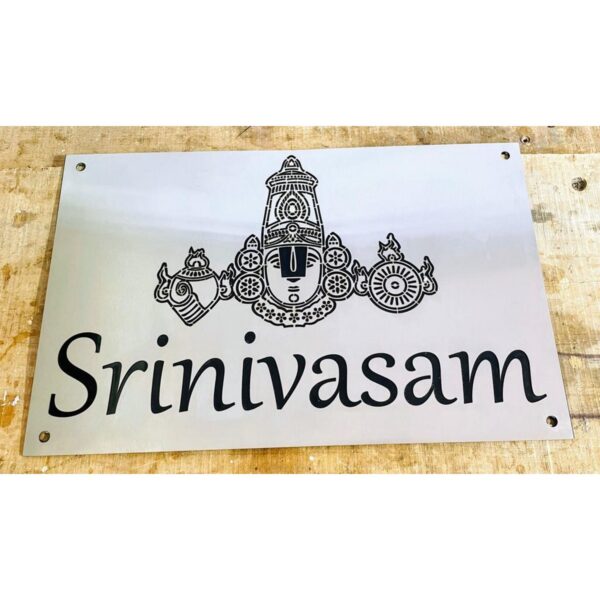 CNC Lazer Cut Stainless Steel 304 Grade Home Name Plate