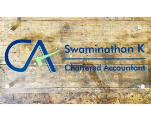 Chartered Accountant Acrylic Office Name Plate customizable