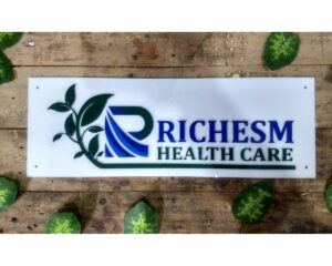 Clinic Acrylic Multicolor Name Plate waterproof