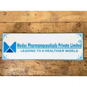 Company Acrylic Printed Office Name Plate 1