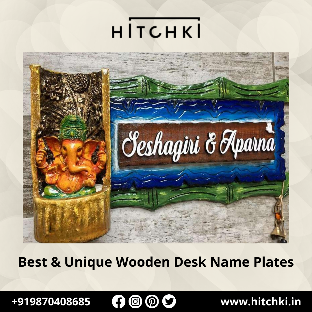 Crafted Elegance The Best & Unique Handcrafted Wooden Nameplates