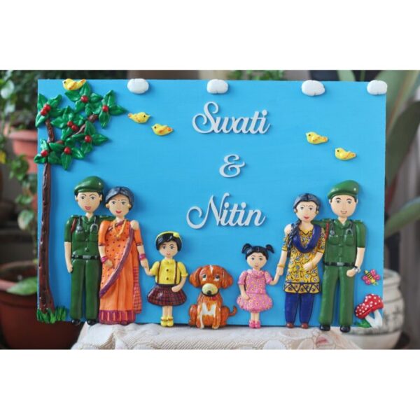 CraftyOwl Customized Army Doctor Themed Family Nameplate 768x768