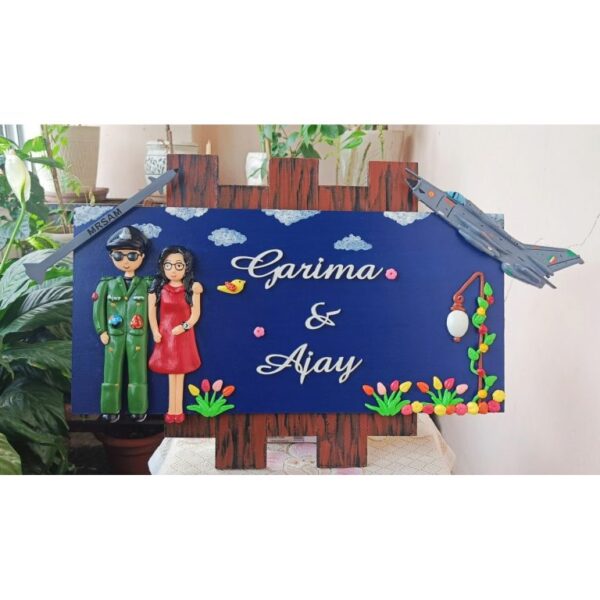 CraftyOwl Customized NavyThemed Nameplate 3 768x768