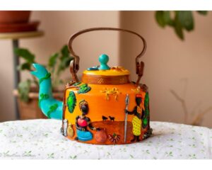 Creative Corner African Art Themed Kettle 1