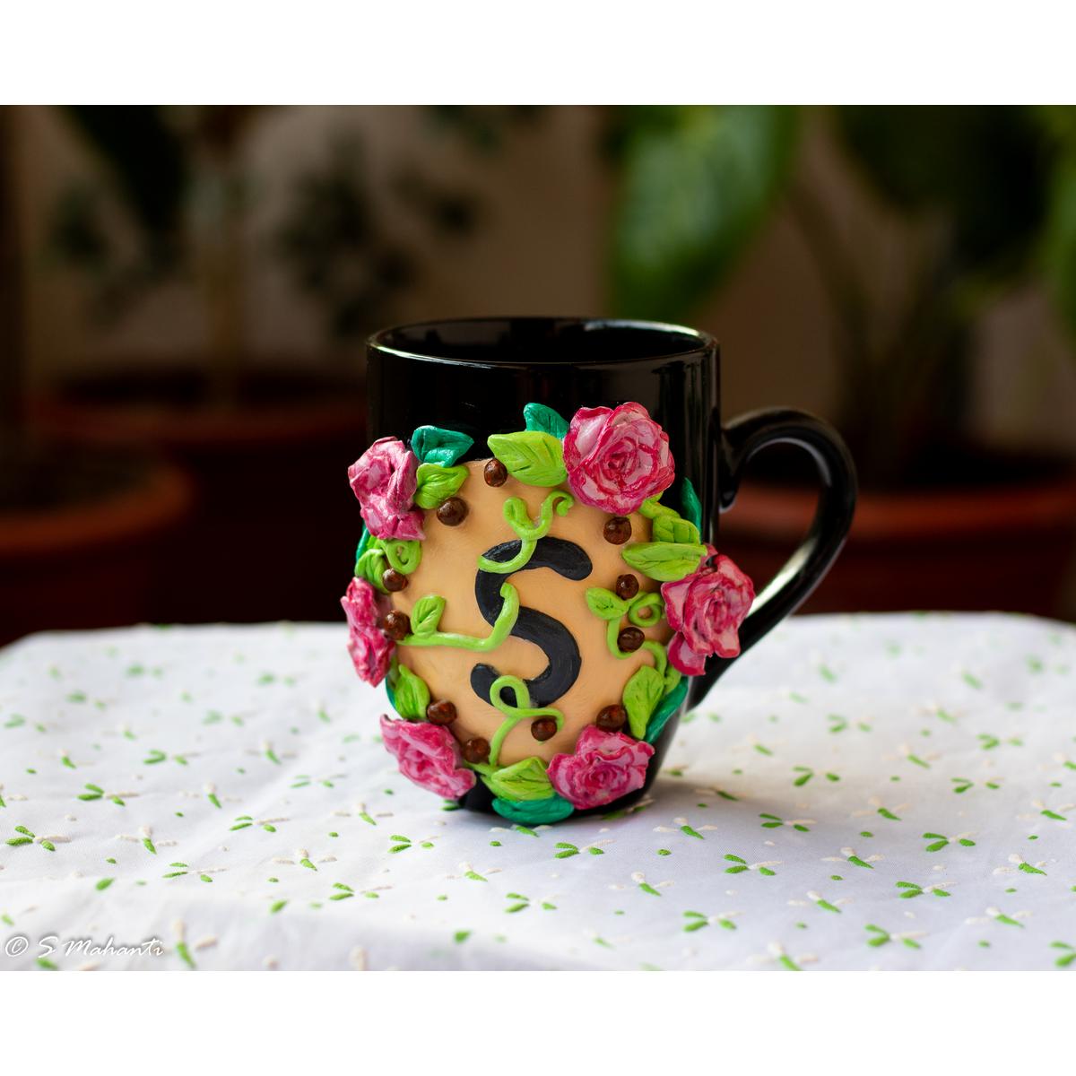 Creative Corner Decorative Floral Coffee Mug  