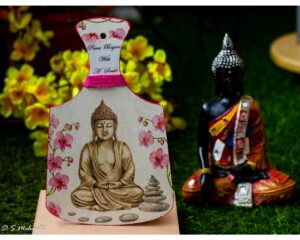 Creative Corner Gautam Buddha themed wooden chopping board