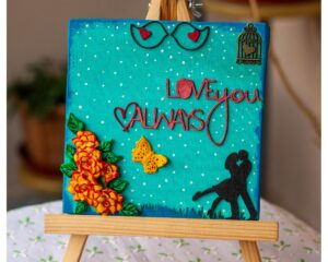 Creative Corner Love themed customized canvas