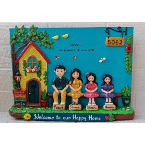 Custamised Family Nameplate