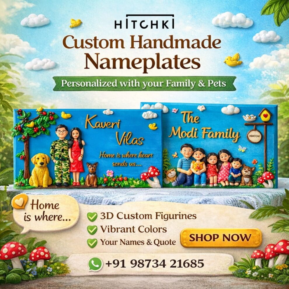 Toby Nameplate Custom Handmade Nameplates – Personalized with Family & Pets