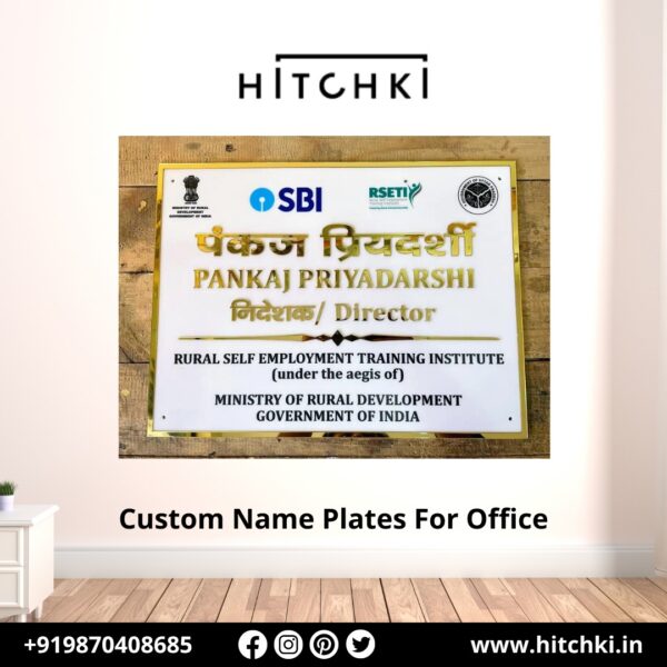 Custom Name Plates for Office – Elevate Your Professional Space