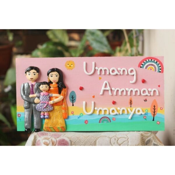 Customised Family Nameplate 768x768