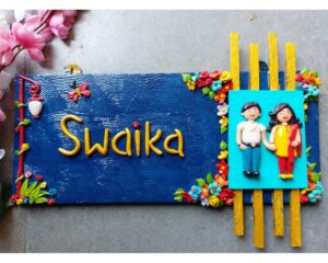 Customize Couple Nameplate For House 1