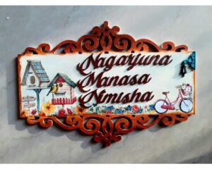 Customize Handicraft Wooden Nameplate