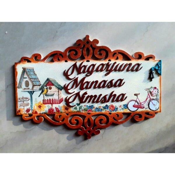 Customize Handicraft Wooden Nameplate
